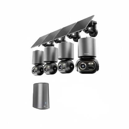 W510 4K AI Security Camera System | 4-Camera Kit